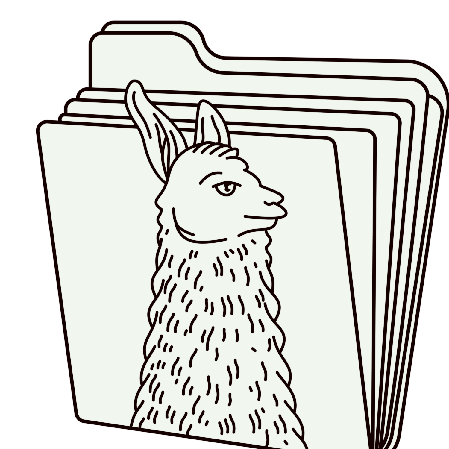 Llamafile logó